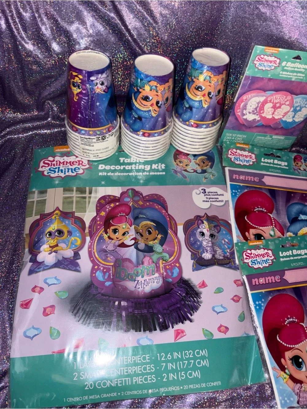 Shimmer & Shine Party Supplies